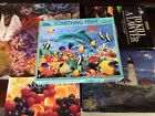 500-550 White Mountain Jigsaw Puzzle Lot Of 5 Golden American Publishing Set
