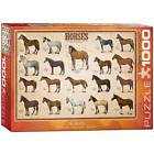 6000-0078 Eurographics Horses Jigsaw Puzzle 628136600781