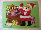 606079 Wooden Claus Vintage Christmas Puzzle 17 Judy Company Piece Tray Santa