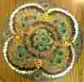 6506 Sprinkbok Springbok Vtg Feather Fancy Circular Puzzle Challenge 500 Pc Complete Peacock