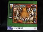 653569377818 Milton Bradley Tiger Puzzle Wildlife Montage Pieces New
