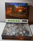 686141009494 Regal New Sealed Pc Art Puzzle Log Cabin