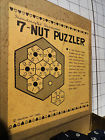 7-nut Shackman Handcrafted Hardwood Puzzler Hex Drive Yanuts Wood Puzzle 3314 Ny