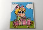 265-9 7-piece Playskool 1983 Wood Puzzle Muppet Baby Miss Piggy Kermie Doll