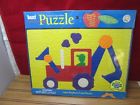 700239020137 Lauri Textured Crepe Rubber Puzzle Back Hoe Tractor
