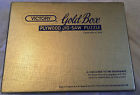 7101 Victory Vtg Gold Box Jig-saw Puzzle Plywood Deer Haven 200 Pc 13 X 10