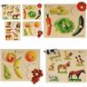 711181899931 Constructive Playthings Wooden Fruits Vegetables And Animals Photo