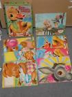 7480 Sallfield Pre School Puzzles By Saalfield Rare Duck Set Lot Complete Box 1960s Vgc