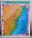 75903-14 Rainbow Works Vintage 1992 13 Colonies Tray Puzzle History Capitals No