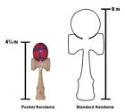 797435677456 Pocket Size Red-blue Kendama