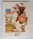 80-118 Playskool Vintage Puppy Dog Cardboard Puzzle 8 X 10 14 Pieces