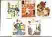 80-10b 80-4c 80-10a 80-10c 80-10d Playskool Golden Press Vintage 5 Tray Frame Puzzles Kindness Goldilocks