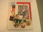 80-7d Golden Press Vintage Playskool Puzzle Farmer Red Barn Rare