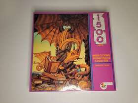 American Publishing 078581064148 Vintage 1988 Dragon Tales Puzzle Janny Wurts 1500 Pieces D&d
