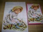 Animals Religious 60 Sta-tru Vintage Jigsaw Puzzle Girl W Pc Complete