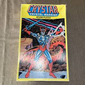 Apc 078581016154 1983 Crystar Crystal Warrior Jigsaw Puzzle 200pc Vintage Complete
