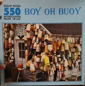 Apple Street 082135812802 Vintage 1988 550 Piece Jigsaw Puzzle Boy Oh Buoy