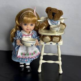 28535 Barbie Goldilocks And The Three Bears Kelly Storybook Collectible