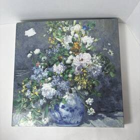 1866 Battle Rose Press 780934967679 Puzzle 500 Pieces Renoir Spring Bouquet 18x24 Vintage