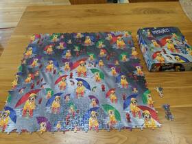 Be Puzzled 023332300150 Bepuzzled Impossibles Puzzle Raining Cats And Dogs 750 5 Extra Pieces Complete
