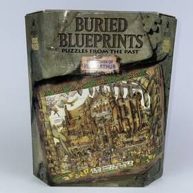 Be Puzzled 023332400041 Legends Of King Arthur Buried Blueprints Puzzles From The Past 1000