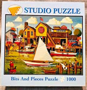 Bits And Pieces 704812206598 Vintage Bob Bates 2003 Inch The Old Cannery 1000-piece Puzzle By