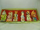 Box Lot Wood Wow Hard Partial Antique Character Board Puzzles 6