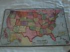 Territories-1915-parker Brother-large Puzzle-map Pieces-color United States