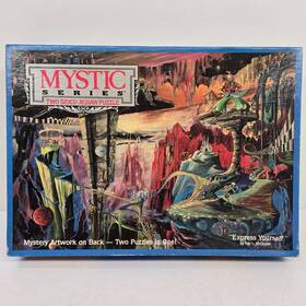 Buffalo Games 079346003501 Vintage Mystic Series Express Yourself Two Sided Jigsaw Puzzle 529 Pc 21 Inch X15