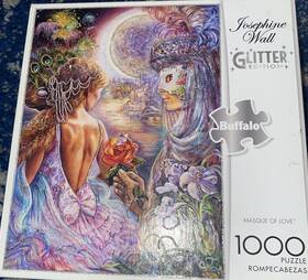 Buffalo Games 079346117390 Josephine Wall Masque Of Love Glitter Edition 1000 Pc. Jigsaw Puzzle Poster