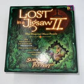 Buffalo Games 079346808021 Lost In A Jigsaw Ii Survival Of The Fittest Diagonal Maze Puzzle