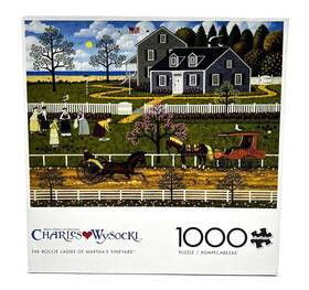 Buffalo Games Llc. 079346133062 Charles Wysocki The Boccie Ladies Marthas Vineyard Puzzle 26 Inch X 19