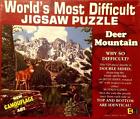Buffalo Games New 529 Piece Worlds Most Difficult Jigsaw Puzzle Deer Mountain Dbl-sided Sealed 079346008520