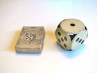 C.1880 German Tin Puzzle Extremely Rare Antique Disk To Dice