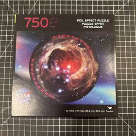 Cardinal 778988316870 Nasa Foil Effect Puzzle Metallique 750 Pieces Nebula Spinmaster