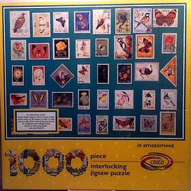 3047 Ceaco 021081030205 1990 In Amazement Stamps Maze 1000 Pc 20 Inch X 27 #3047 Solution Enclosed