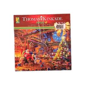Ceaco 021081331760 Thomas Kincade 1000 Piece Jigsaw Puzzle Christmas Santas Workshop Age 8
