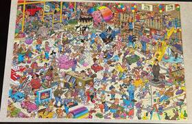 Ceaco 021081350174 Van Haasteren Crowd Pleasers 2000 Piece Jigsaw Puzzle Complete