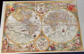 Clementoni 005125325573 Ancient World Map 2000 Piece Jigsaw Puzzle Complete
