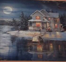 Cobble Hill 625012543163 Lg 275 Pc Easy Handling Jigsaw Puzzle Victorian Reflections Smoky