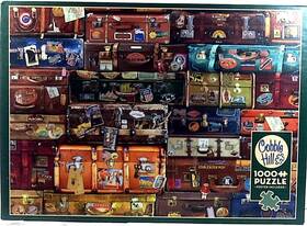 Cobble Hill 625012801959 Luggage Travel Destination Stickers Barbara Behr 1000pc 26x19 Puzzle