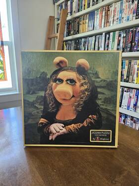 Colorforms 029101005165 Kermitage Collection Miss Piggy Puzzle Mona Pigga 500 Piece Muppets