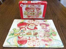 Craft Master 023922364036 1983 Strawberry Shortcake 70 Piece Puzzle Inch Berry Cute Reflections