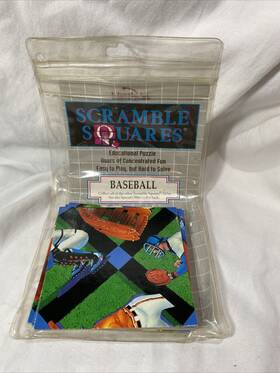 Dazzle Inc. Usa 783350100018 1994 Scramble Squares Baseball Puzzle Game Inc