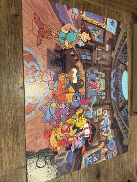 Disney 031716017259 Disneys Gummi Bears 35 Piece Jamar Puzzle 1985 Golden 1725 17x22 In