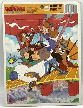 Disney 033500049101 Chip N Dale Rescue Rangers Golden And Frame Tray Puzzle Ages 3-7 4910