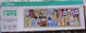 Disney 886144684241 Wooden Toys Character Puzzle 25-pieces Micky Donald Moana Goofy