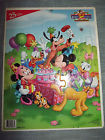 Disney Mickey Mouse 25 Piece Frame Tray Cardboard Puzzle Used 073000450779