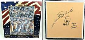 Dowdle Folk Art 671095100458 Salt Lake City Jigsaw Puzzle Signed Eric 1000 Pc Sealed