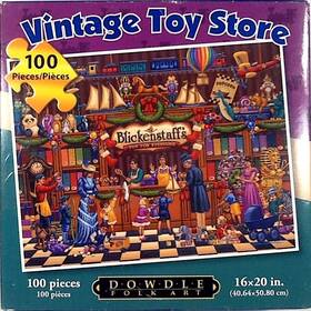 Dowdle Folk Art 671095302371 Toy Store Blickenstaffs Eric 100pc 16x20 W Poster Puzzle